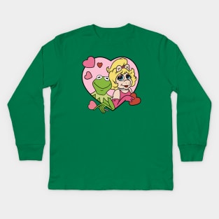 Kermit S2 Miss piggy Kids Long Sleeve T-Shirt